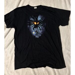Zelda Majora's Mask Skull Kid Graphic T Shirt Black Gildan Large